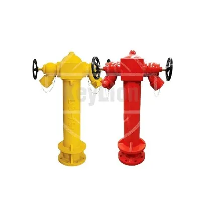 Red And Yellow Fire Hydrants